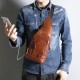 Bullcaptain Genuine Leather USB Charging Large Capacity Business Casual Chest Bag Shoulder Crossbody Bag Bullcaptain Genuine Leather USB Charging Large Capacity Business Casual Chest Bag Shoulder Crossbody Bag