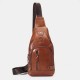 Bullcaptain Genuine Leather USB Charging Large Capacity Business Casual Chest Bag Shoulder Crossbody Bag Bullcaptain Genuine Leather USB Charging Large Capacity Business Casual Chest Bag Shoulder Crossbody Bag