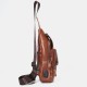 Bullcaptain Genuine Leather USB Charging Large Capacity Business Casual Chest Bag Shoulder Crossbody Bag Bullcaptain Genuine Leather USB Charging Large Capacity Business Casual Chest Bag Shoulder Crossbody Bag