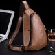 Bullcaptain Men Chest Bag Genuine Leather Sling Bag Solid Crossbody Bag Bullcaptain Men Chest Bag Genuine Leather Sling Bag Solid Crossbody Bag