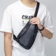 Bullcaptain Men Chest Bag Genuine Leather Sling Bag Solid Crossbody Bag Bullcaptain Men Chest Bag Genuine Leather Sling Bag Solid Crossbody Bag