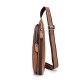 Bullcaptain Men Chest Bag Genuine Leather Sling Bag Solid Crossbody Bag Bullcaptain Men Chest Bag Genuine Leather Sling Bag Solid Crossbody Bag