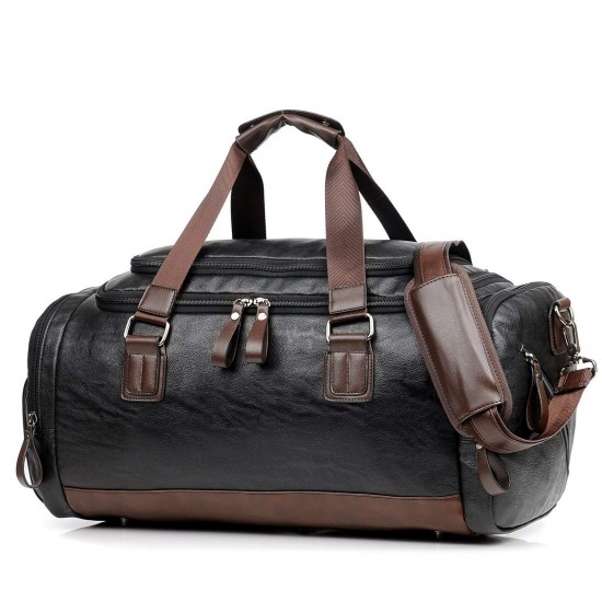 Men Gym Bag Leather Travel Weekender Overnight Duffel Bag Men Gym Bag Leather Travel Weekender Overnight Duffel Bag