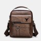 Ekphero Men Faux Leather Vintage Business Bag Messenger Bag Crossbody Bag Office Work Ekphero Men Faux Leather Vintage Business Bag Messenger Bag Crossbody Bag Office Work