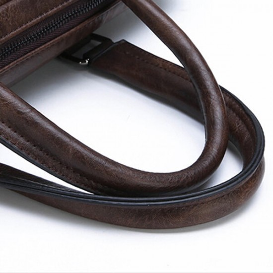 Ekphero Men Faux Leather Vintage Business Bag Messenger Bag Crossbody Bag Office Work Ekphero Men Faux Leather Vintage Business Bag Messenger Bag Crossbody Bag Office Work