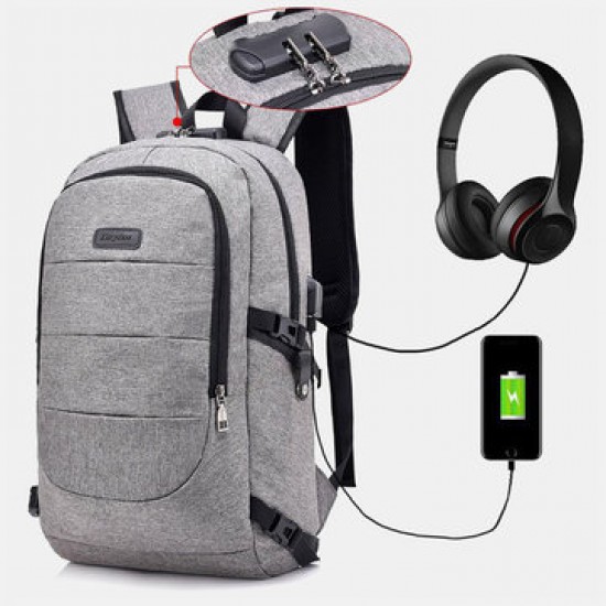 Men Women Large Capacity Fashion Anti-Theft USB Backpack Outdoor Travel Bag Men Women Large Capacity Fashion Anti-Theft USB Backpack Outdoor Travel Bag
