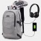 Men Women Large Capacity Fashion Anti-Theft USB Backpack Outdoor Travel Bag