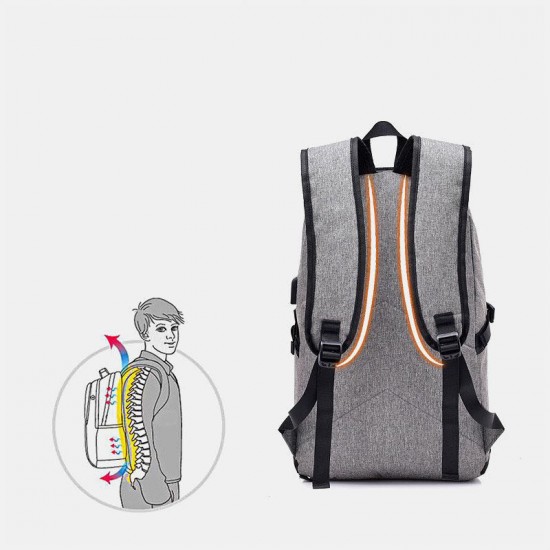 Men Women Large Capacity Fashion Anti-Theft USB Backpack Outdoor Travel Bag Men Women Large Capacity Fashion Anti-Theft USB Backpack Outdoor Travel Bag