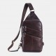 Men Genuine Leather Casual Business Crossbody Bag Chest Bag Outdoor Men Genuine Leather Casual Business Crossbody Bag Chest Bag Outdoor