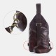 Men Genuine Leather Casual Business Crossbody Bag Chest Bag Outdoor Men Genuine Leather Casual Business Crossbody Bag Chest Bag Outdoor