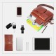 Men Genuine Leather Large Capacity Crossbody Bag Business Bag For Outdoor Business Men Genuine Leather Large Capacity Crossbody Bag Business Bag For Outdoor Business