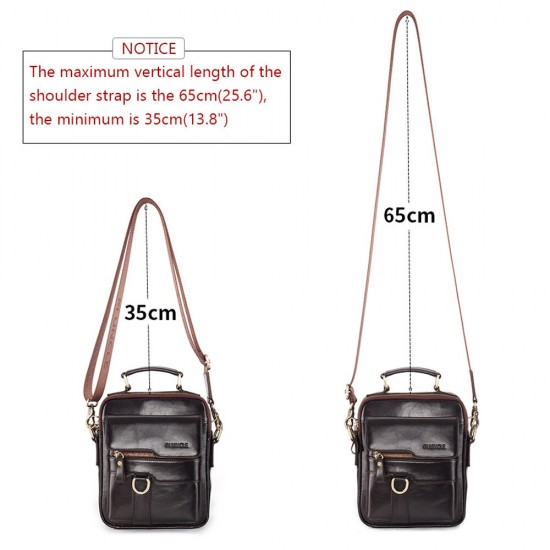 Men Genuine Leather Large Capacity Shoulder Bag Handbag Men Genuine Leather Large Capacity Shoulder Bag Handbag