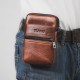 Men Genuine Leather Multi-pocket Casual Waist Bag 6.3 inch Phone Bag EDC Bag Men Genuine Leather Multi-pocket Casual Waist Bag 6.3 inch Phone Bag EDC Bag