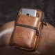 Men Genuine Leather Multi-pocket Casual Waist Bag 6.3 inch Phone Bag EDC Bag Men Genuine Leather Multi-pocket Casual Waist Bag 6.3 inch Phone Bag EDC Bag
