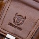 Bullcaptain Retro Genuine Leather Zipper Phone Bag Waist Bag Bullcaptain Retro Genuine Leather Zipper Phone Bag Waist Bag