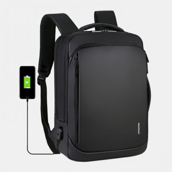 Men Large Capacity Multifunctional Loptop Backpack With USB Charging Port Men Large Capacity Multifunctional Loptop Backpack With USB Charging Port