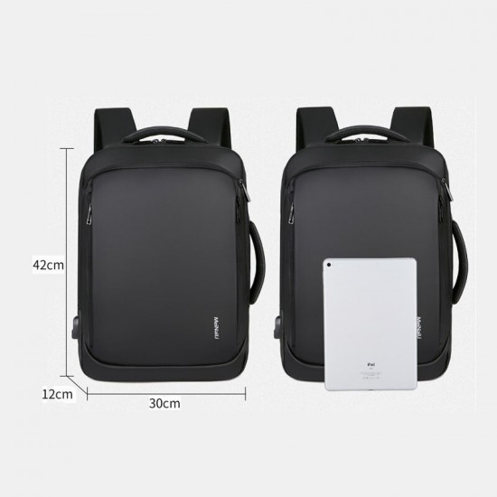 Men Large Capacity Multifunctional Loptop Backpack With USB Charging Port Men Large Capacity Multifunctional Loptop Backpack With USB Charging Port