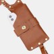 Men 6.3 Inch Phone Holder PU Waist Belt Bag Anti-theft Shoulder Bag Men 6.3 Inch Phone Holder PU Waist Belt Bag Anti-theft Shoulder Bag