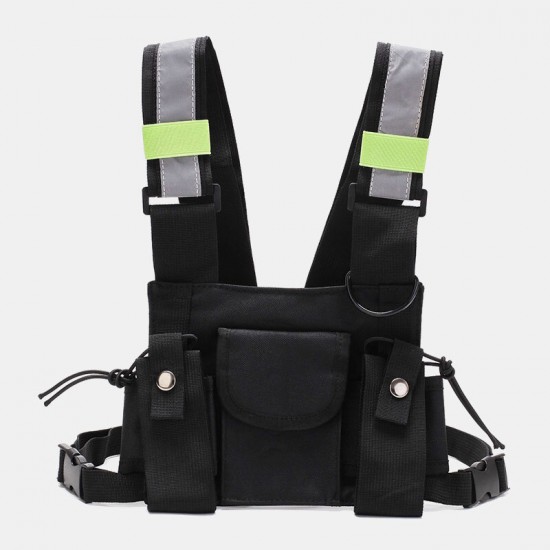 Men Fashion Hip-hop Tactical Bag Chest Bag Vest Bag Men Fashion Hip-hop Tactical Bag Chest Bag Vest Bag