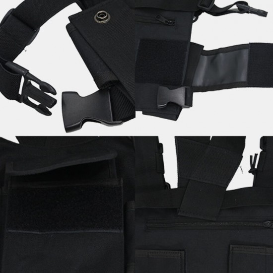 Men Fashion Hip-hop Tactical Bag Chest Bag Vest Bag Men Fashion Hip-hop Tactical Bag Chest Bag Vest Bag