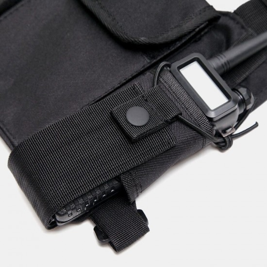 Men Fashion Hip-hop Tactical Bag Chest Bag Vest Bag Men Fashion Hip-hop Tactical Bag Chest Bag Vest Bag