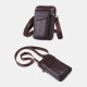 Men Genuine Leather 6.5 Inch Phone Bag Waist Bag Belt Bag Crossbody Bag Men Genuine Leather 6.5 Inch Phone Bag Waist Bag Belt Bag Crossbody Bag
