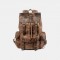 Men Vintage Canvas Leather Backpack Travel Bag Camping Bag