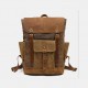 Men Retro Vintage Canvas Leather Backpack Sports Climbing Bag Travel Anti-theft Backpack Men Retro Vintage Canvas Leather Backpack Sports Climbing Bag Travel Anti-theft Backpack