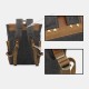 Men Retro Vintage Canvas Leather Backpack Sports Climbing Bag Travel Anti-theft Backpack Men Retro Vintage Canvas Leather Backpack Sports Climbing Bag Travel Anti-theft Backpack