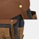 Men Retro Vintage Canvas Leather Backpack Sports Climbing Bag Travel Anti-theft Backpack Men Retro Vintage Canvas Leather Backpack Sports Climbing Bag Travel Anti-theft Backpack