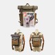 Men Vintage Canvas Travel Bag Waterproof Backpack Sport Climbing Bag Men Vintage Canvas Travel Bag Waterproof Backpack Sport Climbing Bag