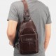 Men Genuine Leather New Vinatge Large Capacity Chest Bag Shoulder Bag Crossbody Bag Men Genuine Leather New Vinatge Large Capacity Chest Bag Shoulder Bag Crossbody Bag