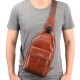 Men Genuine Leather New Vinatge Large Capacity Chest Bag Shoulder Bag Crossbody Bag Men Genuine Leather New Vinatge Large Capacity Chest Bag Shoulder Bag Crossbody Bag