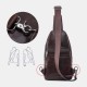 Men Genuine Leather New Vinatge Large Capacity Chest Bag Shoulder Bag Crossbody Bag Men Genuine Leather New Vinatge Large Capacity Chest Bag Shoulder Bag Crossbody Bag