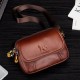 Men Genuine Leather Retro 7.5 Inch Phone Bag Cross Body Bag Waist Bag With Belt Loop Men Genuine Leather Retro 7.5 Inch Phone Bag Cross Body Bag Waist Bag With Belt Loop