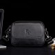 Men Genuine Leather Retro 7.5 Inch Phone Bag Cross Body Bag Waist Bag With Belt Loop Men Genuine Leather Retro 7.5 Inch Phone Bag Cross Body Bag Waist Bag With Belt Loop