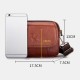 Men Genuine Leather Retro 7.5 Inch Phone Bag Cross Body Bag Waist Bag With Belt Loop Men Genuine Leather Retro 7.5 Inch Phone Bag Cross Body Bag Waist Bag With Belt Loop