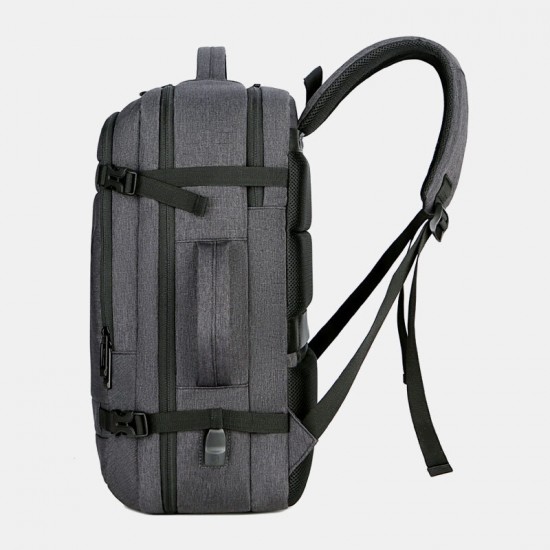 Men Polyester 15.6 Inch USB Charging Anti theft Business Laptop Bag Backpack Men Polyester 15.6 Inch USB Charging Anti theft Business Laptop Bag Backpack