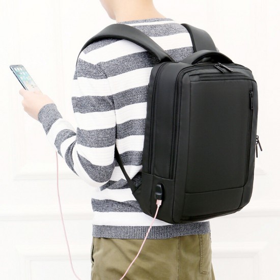 Men 15.6 Inch USB Charging Business Laptop Bag Backpack Men 15.6 Inch USB Charging Business Laptop Bag Backpack