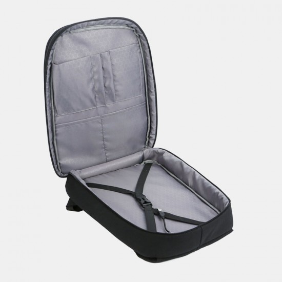 Men Polyester 15.6 Inch USB Charging Waterproof Business Laptop Bag Backpack Men Polyester 15.6 Inch USB Charging Waterproof Business Laptop Bag Backpack