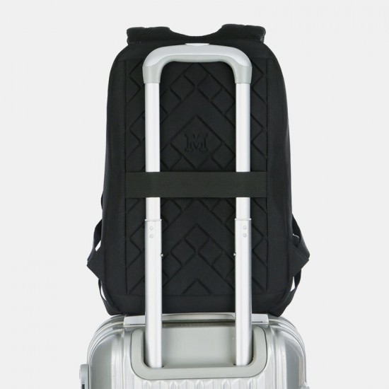 Men Polyester 15.6 Inch USB Charging Waterproof Business Laptop Bag Backpack Men Polyester 15.6 Inch USB Charging Waterproof Business Laptop Bag Backpack