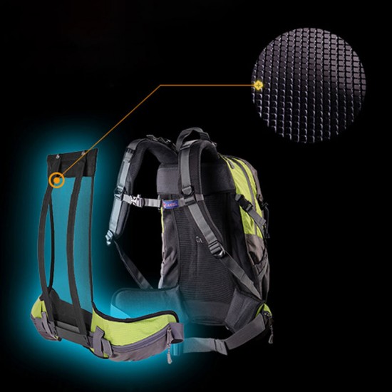 Men 40L Polyester Waterproof Light Weight Large Capacity Sport Hiking Travel Backpack Men 40L Polyester Waterproof Light Weight Large Capacity Sport Hiking Travel Backpack