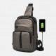 Men Polyester Multi-carry Medium Capacity With USB Charging Chest Bag Shoulder Bag Men Polyester Multi-carry Medium Capacity With USB Charging Chest Bag Shoulder Bag