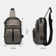 Men Polyester Multi-carry Medium Capacity With USB Charging Chest Bag Shoulder Bag Men Polyester Multi-carry Medium Capacity With USB Charging Chest Bag Shoulder Bag