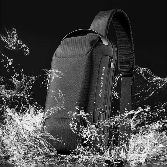 Men Oxford USB Charging Multi-Layers Waterproof Outdoor Crossbody Bag Chest Bag Sling Bag Men Oxford USB Charging Multi-Layers Waterproof Outdoor Crossbody Bag Chest Bag Sling Bag
