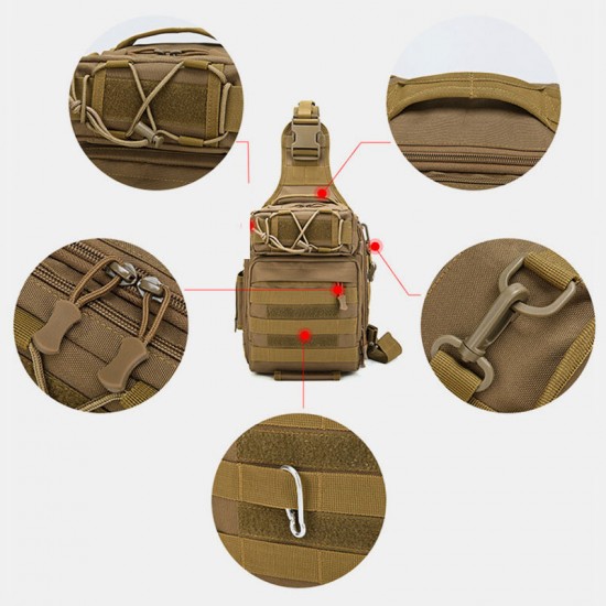 Men Nylon Camouflage Large Capacity Multi-carry Tactical Travel Outdoor Chest Bag Shoulder Bag Men Nylon Camouflage Large Capacity Multi-carry Tactical Travel Outdoor Chest Bag Shoulder Bag