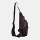 Men Genuine Leather Multi-Layers Light Weight Crossbody Bag Chest Bag Sling Bag Men Genuine Leather Multi-Layers Light Weight Crossbody Bag Chest Bag Sling Bag