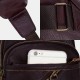 Men Genuine Leather Multi-Layers Light Weight Crossbody Bag Chest Bag Sling Bag Men Genuine Leather Multi-Layers Light Weight Crossbody Bag Chest Bag Sling Bag