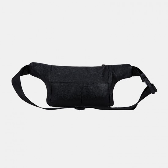 Men Genuine Leather Three-layer Waterproof Large-capacity Multifunctional Crossbody Bag Chest Bag Sling Bag Men Genuine Leather Three-layer Waterproof Large-capacity Multifunctional Crossbody Bag Chest Bag Sling Bag