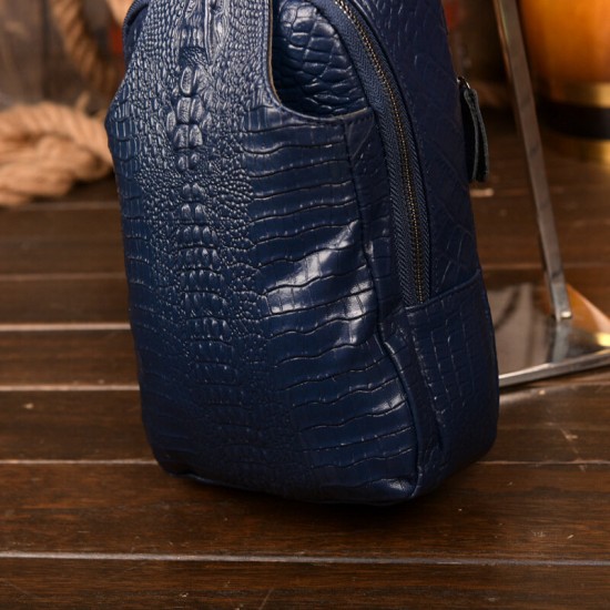 Men Alligator Genuine Leather Anti-theft Multifunctional Crossbody Bag Chest Bag Sling Bag Men Alligator Genuine Leather Anti-theft Multifunctional Crossbody Bag Chest Bag Sling Bag